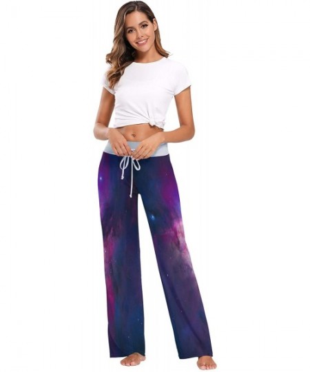 Bottoms Womens Pajama Lounge Pants Orion Nebula Constellation Milky Way Wide Leg Casual Palazzo Pj Sleep Pants Girls 3d Print...