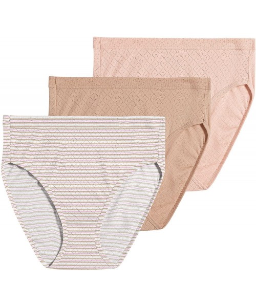 Panties 3-PK Elance Breathe French Cut Panties 1541 7 Nude Assortment - C4189R80TDH