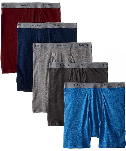 Boxer Briefs Men's 5-Pack Dyed Boxer Brief - Colors May Vary - Assorted Dyed - CD18DZH7Y0R