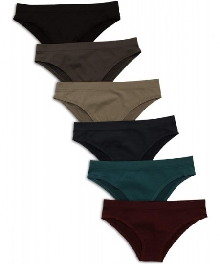 Panties 6-Pack Women's Cheekini Bikini Soft Stretch Panties - Winter - CX18A8H620W