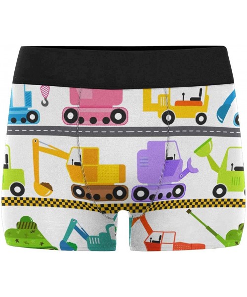 Boxer Briefs Men's Funny Car to on Vehicle Caterpillar Truck Tractor Boxer Briefs Underwear L - CD18L4RQL26