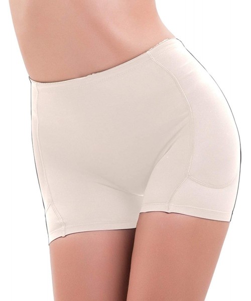 Shapewear Women's Butt Lifter Shapewear Pants Hip Enhancer Underwear Padded Shaper Shorts - Nude - C218LG5GRQ8