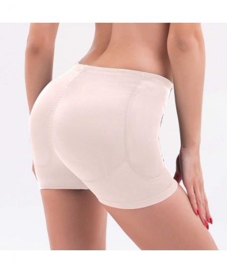 Shapewear Women's Butt Lifter Shapewear Pants Hip Enhancer Underwear Padded Shaper Shorts - Nude - C218LG5GRQ8
