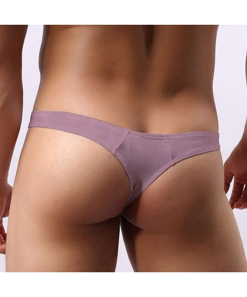 Boxers Men's Sexy Boxer Briefs Pants Shorts Summer Loose Lounge Sports Trunks Underwear - Pink - CF19C9W4Z7C