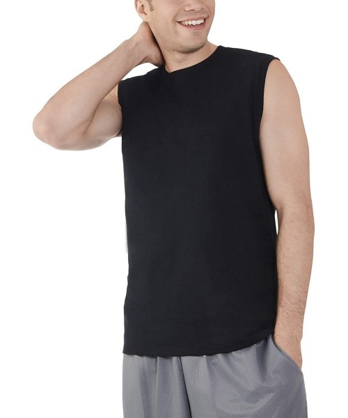 Undershirts Men's Crew Neck T-Shirt Multipack - 2 White / 2 Charcoal Grey - CI126FPNONF