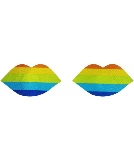 Accessories Rainbow Pride (5 Pairs) Disposable Satin Nipple Cover Pasties - CI18D6C60ZN