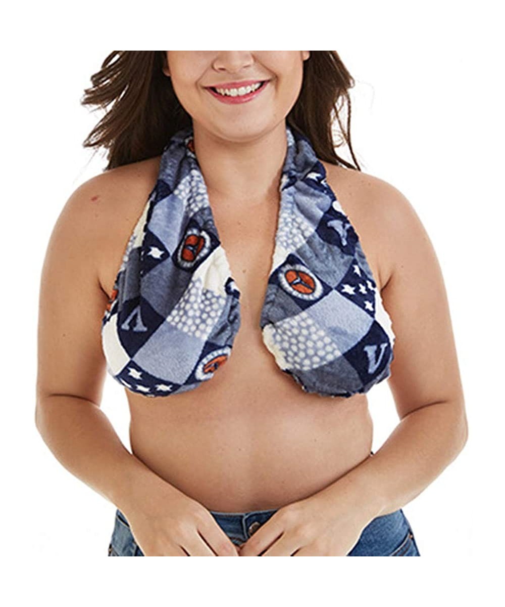 Bras Sexy Printed Absorb Water Sweat-Absorb Towel Bras - 8 - CY19D0TIAXG