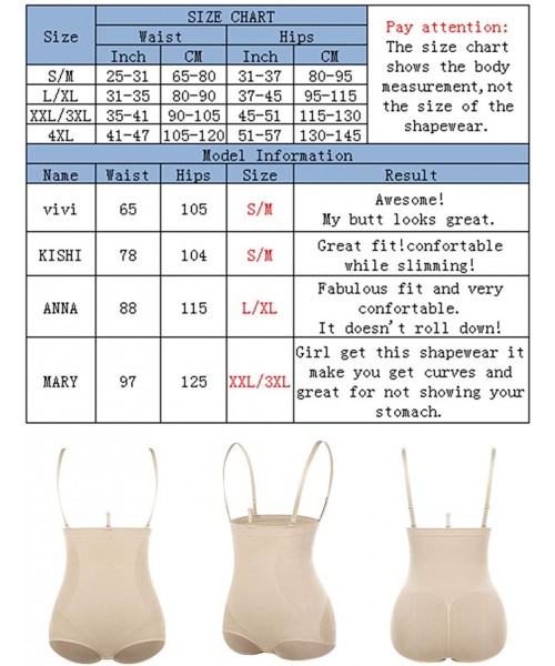 Shapewear Women Firm Control Seamless Shapewear Open Bust Bodysuit Butt Lifter Body Shape Skirts Shorts Thong - Skin-thong - ...