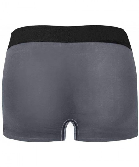 Boxers Customized Face Men's Boxer Briefs Underwear Shorts Underpants with Photo Goblet All Gray Stripe - Multi 6 - CU19CSR48KT