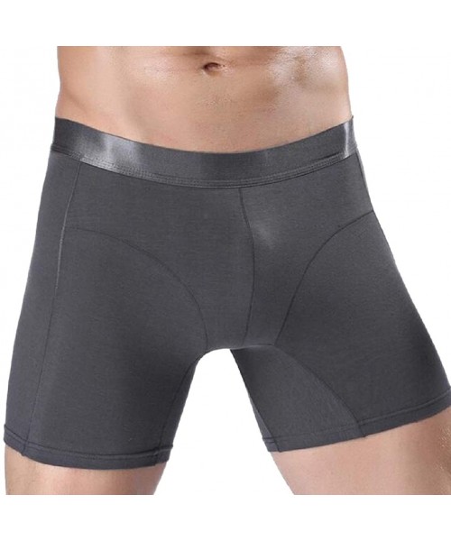 Trunks Men Fashion Summer Soft Breathable Stretchy Trunks Underwear - 1 - CT19CZ2SRK0