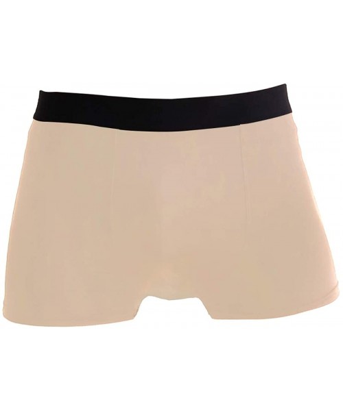 Boxer Briefs Mens Boxer Briefs Underwear Breathable Stretch Boxer Trunk with Pouch - Skin - C218M70879X