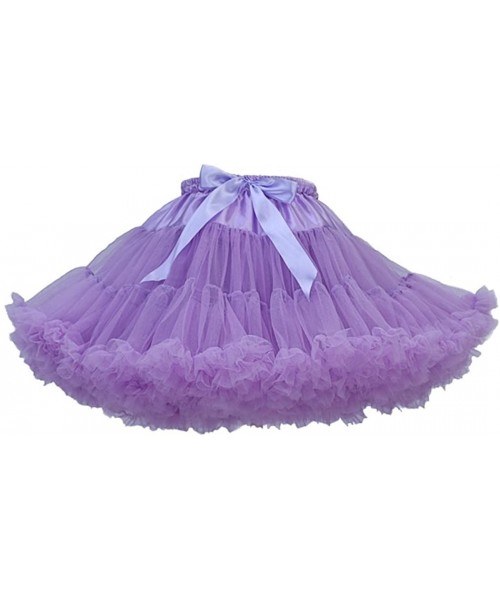 Slips Women's Vintage 1950s Three Layers Tulle Tutu Skirt Petticoat Crinoline Underskirt Ballet Rockabilly Yellow - Purple - ...