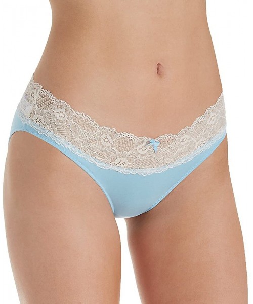 Panties Women's So Essential Bikini Panty PP303 - Sky Blue/Ivory - CT1809SZU52