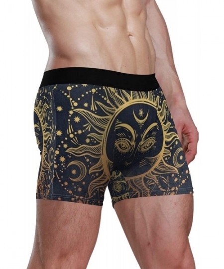 Boxer Briefs Wise Owl Reading Book Funny Boxer Briefs Underwear for Gift Shorts Leg Comfort Quick Dry - Pattern2 - CI193X9QZDC