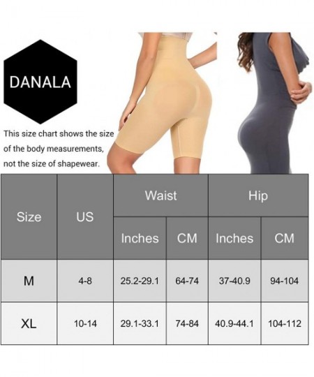 Shapewear Women Thigh Slimmer Shapewear Seamless High Waist Tummy Control Shaper Panties Shorts Bodysuits - Beige - C818WQQE0C0
