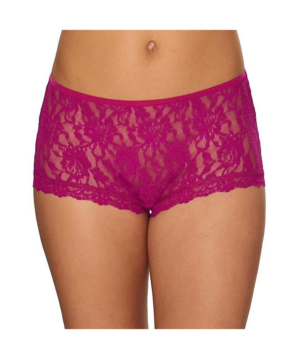 Panties Women's Signature Lace Betty Briefs - Bright Amethyst - C8185UE5Y09