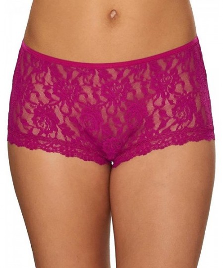 Panties Women's Signature Lace Betty Briefs - Bright Amethyst - C8185UE5Y09