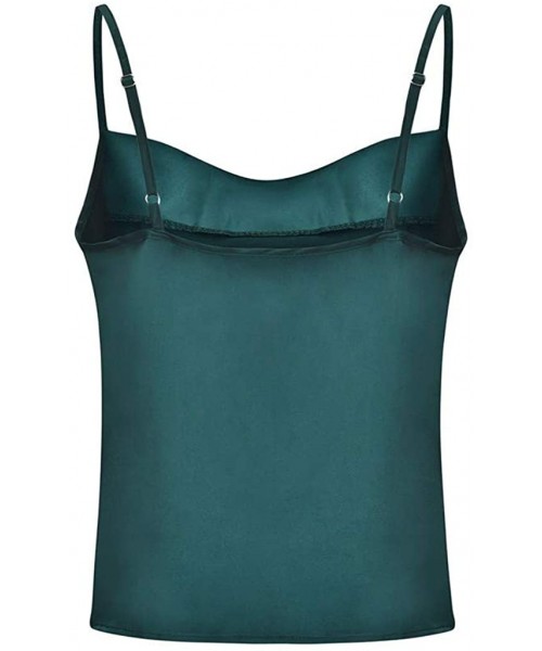 Accessories Women Crochet Tank Camisole Lace Vest Bra Crop Top - Green★ - C418M6NCR27