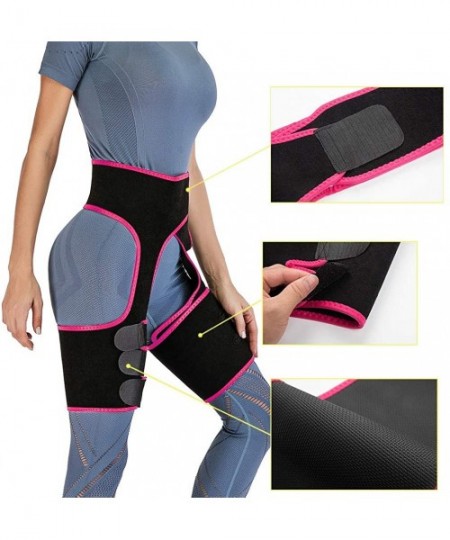 Bras Slim Thigh Leg Shapers Slender Slimming Belt Thigh Slimmer Wrap for Women - Red - CJ1907RD2UM