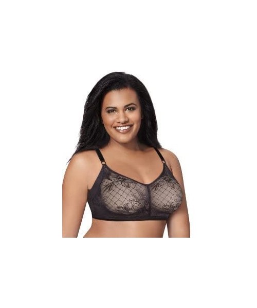 Bras Women's Undercover Slimming Wirefree Plus Size Bra - White - C912HJRF8NH