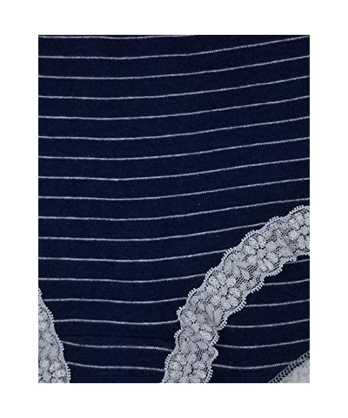 Panties Women's 12 Pack Cotton Brief Soft Underwear/Full Coverage Fancy Lace Trim Panty Briefs -Assorted Colors & Prints - 12...
