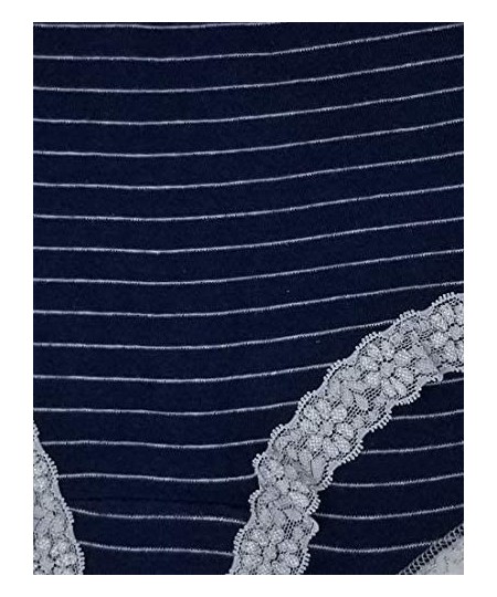 Panties Women's 12 Pack Cotton Brief Soft Underwear/Full Coverage Fancy Lace Trim Panty Briefs -Assorted Colors & Prints - 12...