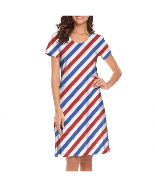 Nightgowns & Sleepshirts Women's Sleepwear Tops Chemise Nightgown Lingerie Girl Pajamas Beach Skirt Vest - White-198 - CN198M...