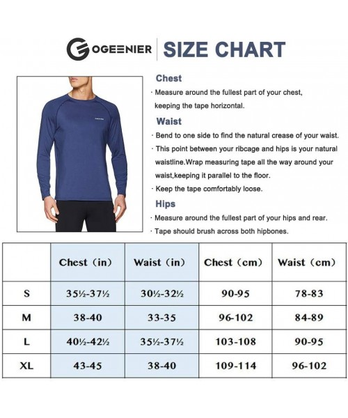 Thermal Underwear Men's Long Sleeve Workout Running Shirt Athletic Gym T-Shirt - Grey - CK18I3TGUN4