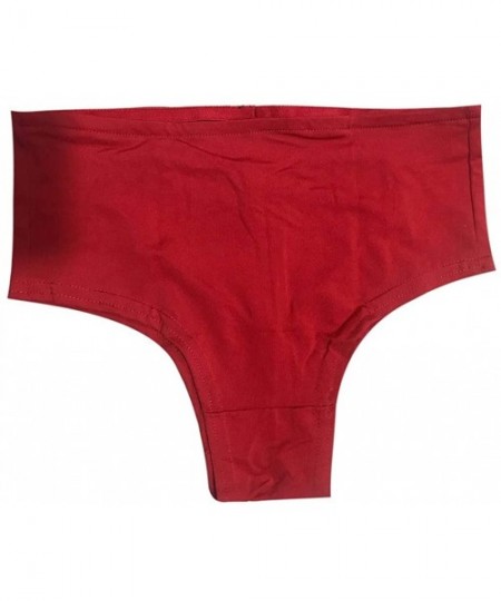 Slips Lingerie Sexy Erotic Panties Women Briefs Mesh Underwear - Red - CN18MH5LNSN