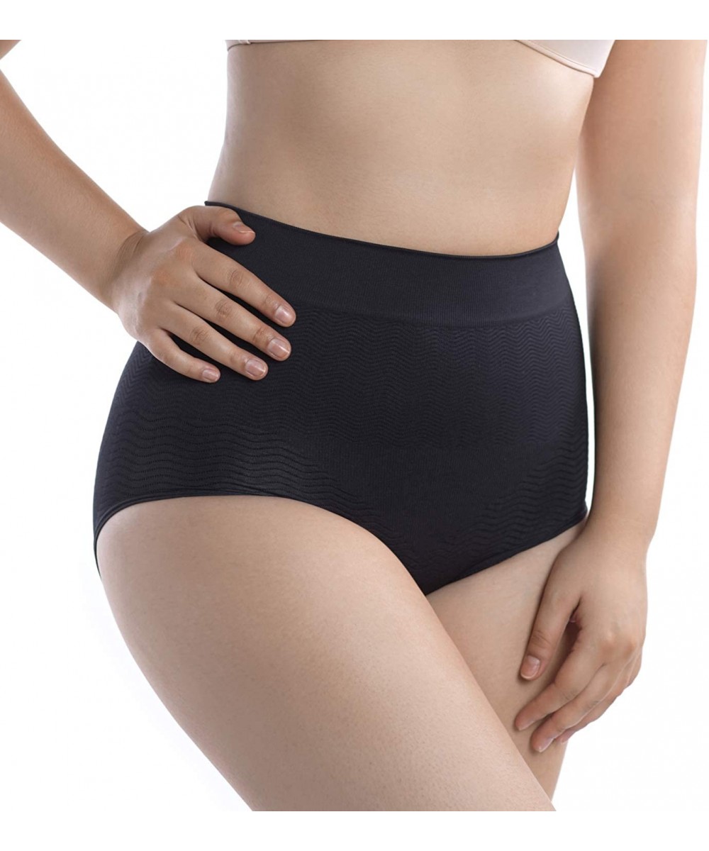 Shapewear Shapewear Panties for Women Tummy Control Underwear High Waisted Body Shaper Shorts Butt Lifter - Black - CH12JBVOETX