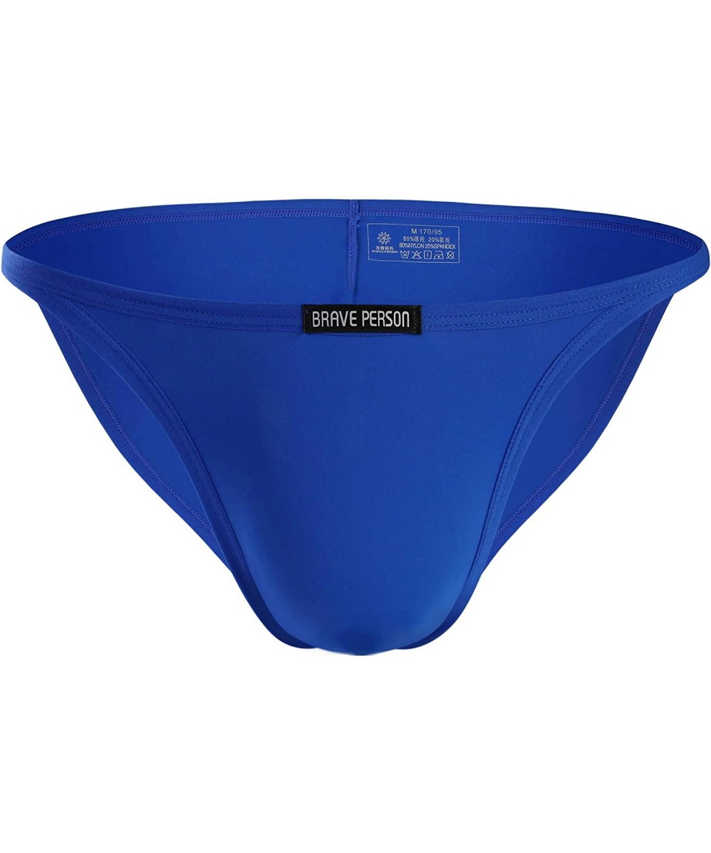 Briefs Low Waist Bikini Swimwear Men's Comfortable Fashion Underwear Briefs B1133 - Blue - CJ18IMQ0YUN