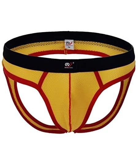 G-Strings & Thongs Men's Sexy Underwear Bulge Pouch G-String Shorts Underpants Bikini Thongs T Back - B - C2196XOMG27