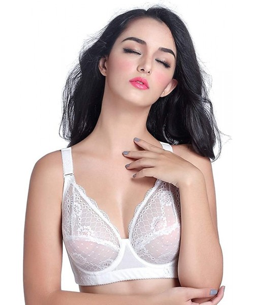 Accessories Special Bra with Pocket Lace Silicone Breast Fake Boob for Mastectomy Crossdresser - White - C818L5XTNIN