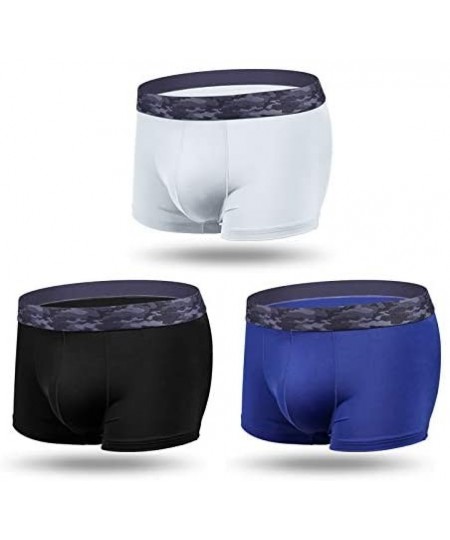 Men's Sexy Jackstrap Breathable Ice Silk Underwear Boxer Shorts for Men ...
