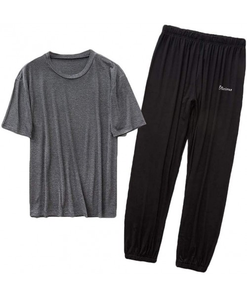 Sleep Sets Short Sleeve Pajama Set 2 Pc Lounge Wear Top & Bottom Set - 2 - CR19DZ4S9SL