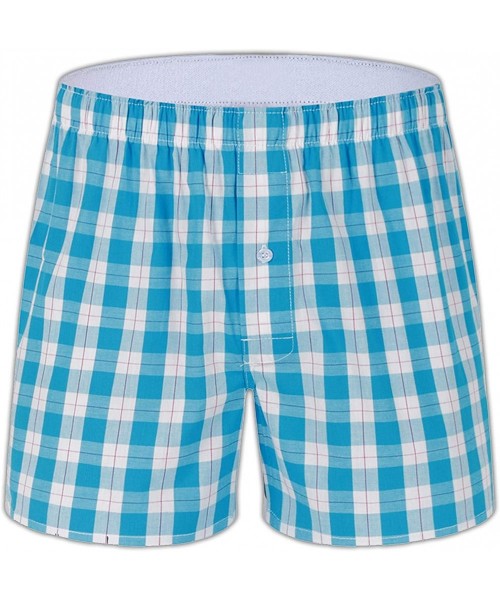 Boxers Men's Woven Boxers Underwear 100% Cotton Premium Quality Shorts - 5 Pack-t6 - CE18T2NADWL