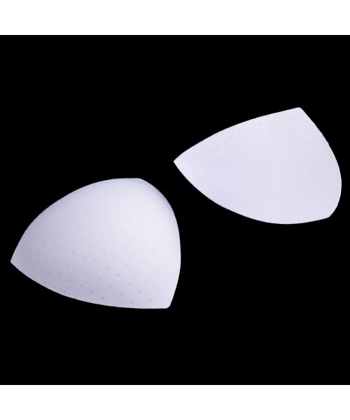 Accessories 3 Pairs Triangle Bra Pads Sewing In Insert Sponge - White - CS19CS787OA