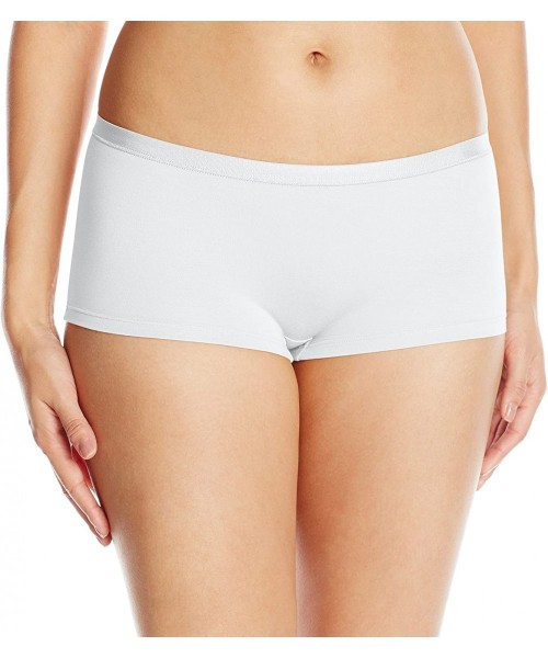 Panties Women's Soft Touch Boyleg Short - White - CH122N4FYDF
