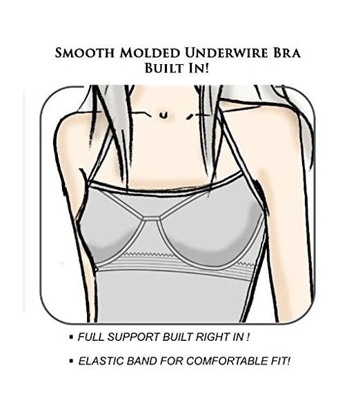Camisoles & Tanks Yoga Underwire Y Strap Camisole with Smooth Seamless Cups -M6068 - Black - CN182SWXL6A