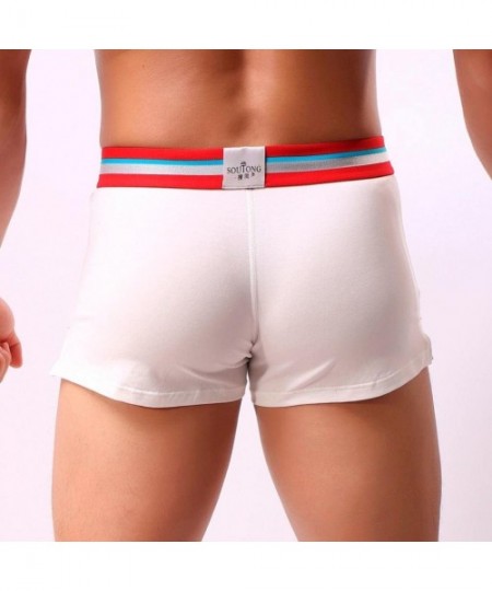 Boxer Briefs Men's Underwear- Boxer Briefs Casual Trunk for Men Underwear - C - CN186DHIU79