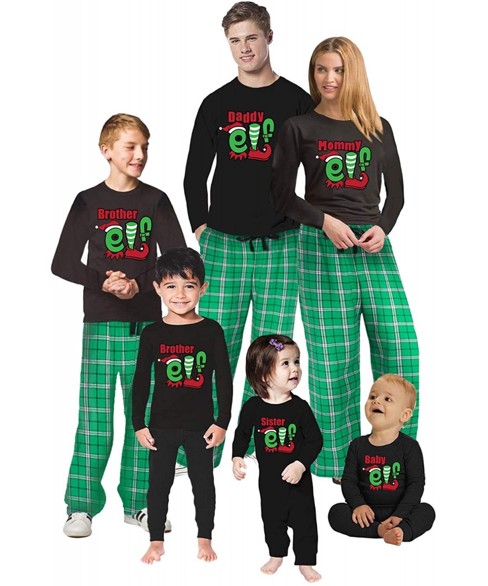 Sleep Sets Christmas Pajamas for Family Daddy Mommy Elf Matching Christmas Sleepwear - Style 2 - CJ1934Y68IU