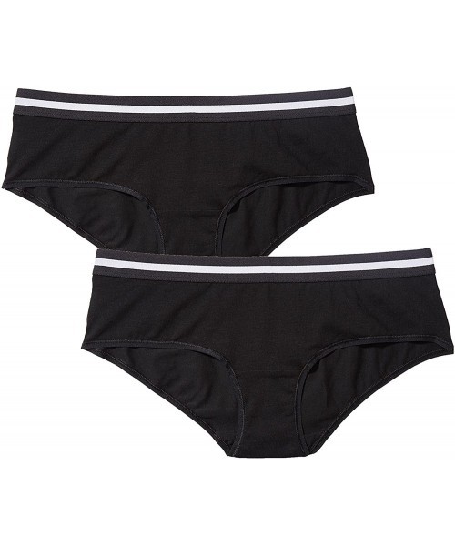 Panties Women's Sporty Hipster Panty- 2-Pack - Black - CU12O8617EU