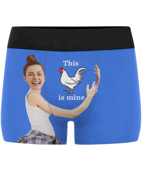 Boxers Custom Face Boxers This Cock is Mine White Personalized Face Briefs Underwear for Men - Multi 3 - CP18XWCI88O