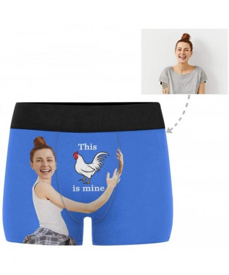 Boxers Custom Face Boxers This Cock is Mine White Personalized Face Briefs Underwear for Men - Multi 3 - CP18XWCI88O