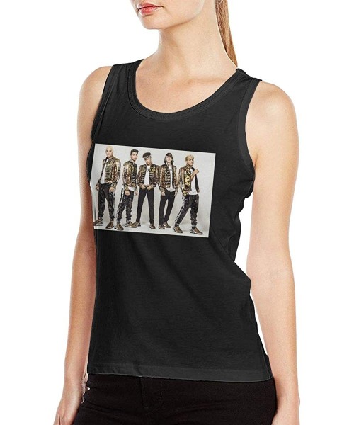 Camisoles & Tanks Cnco 2019 Women Sexy Tank Casual Style Vest T Shirts Black - Black - C119DUD64QY