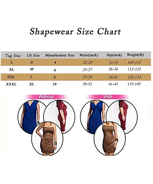 Shapewear Women High Waist Cincher Girdle Belly Trainer Corset Body Shapewear Panty - Nude - CZ18C0L2KO7