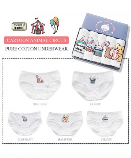 Panties Womens Cute Anime Panties Schoolgirl Breathable Cotton Underwear Animal Printing Briefs - 7 - CQ18QNDRZNO