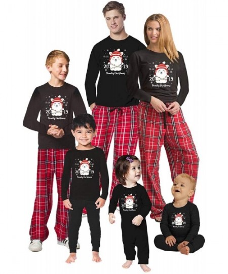 Sleep Sets Christmas Pajamas for Family Xmas Lama Matching Christmas Sleepwear - Style 1 - CY1934YZGY2