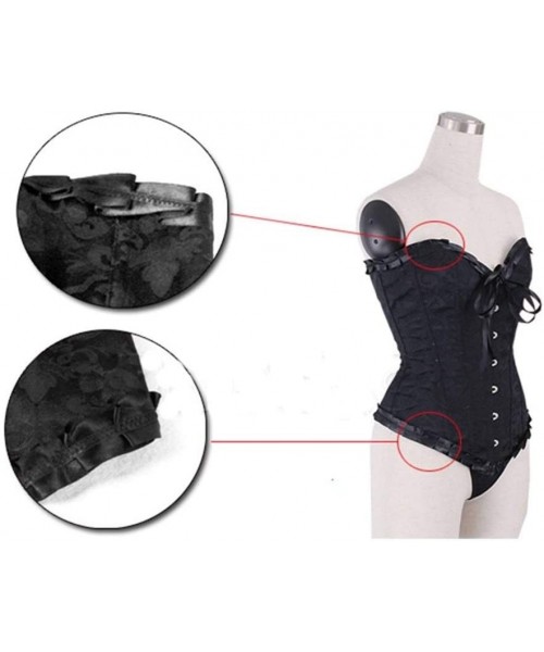 Bustiers & Corsets Bustier Corset Women Sexy Firm Tightening Slimming Gothic Steampunk Overbust Waist Trainer Plus Size Woman...
