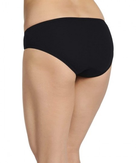 Panties Women's Underwear Plus Size Elance Bikini - 3 Pack - Black - C2180QW0S8I
